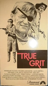 True Grit vintage 1980s VHS release PARAMOUNT John Wayne FREE SHIPPING - Picture 1 of 3