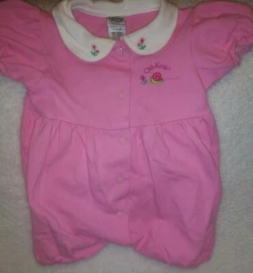 Vintage Baby Osh Kosh B'Gosh rosa Einteiler Strampler Mädchen Kleinkind Baby Gr. 6-9 M - Bild 1 von 4
