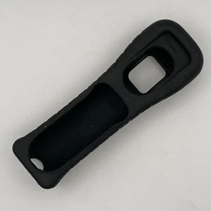 Funda para mando a distancia Nintendo Wii OEM empuñadura de goma de silicona negra RVL-022 - Imagen 1 de 8