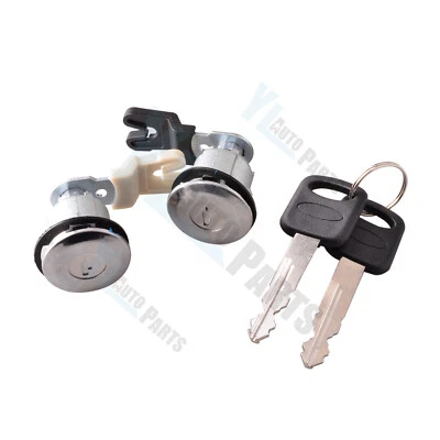 Cilindro y llaves de cerradura de puerta aptos para camioneta Ford Econoline F150 F250 Super Duty Foto 1 de 4