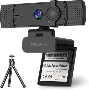Webcam 4K pour PC, Appel Vidéo 4K UHD, PDAF AutoFocus, Double Micro Antibruit - Photo 1/8