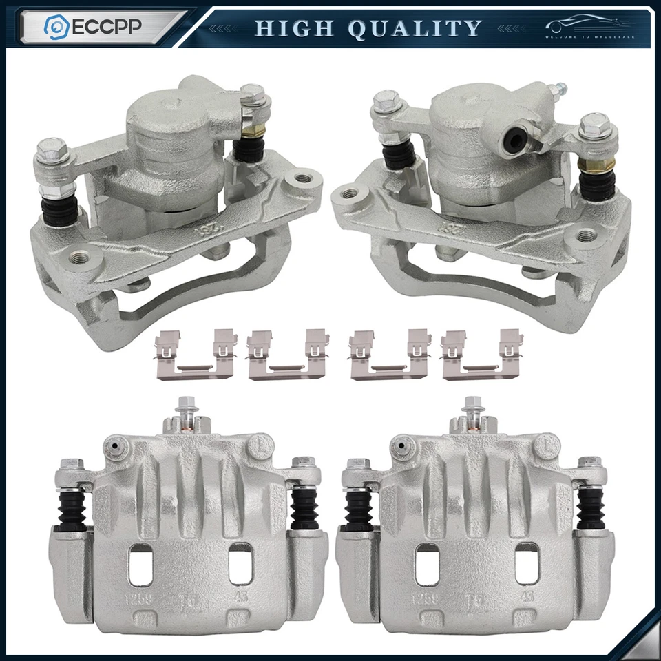 Juego de 4 pinzas de freno delanteras traseras zinc nuevo para Subaru Impreza 2008-2010 2011 Foto 1 de 3