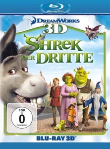 SHREK DER DRITTE (BLU-RAY 3D+BLU-RAY) - 2 BLU-RAY NEU - Bild 1 von 2