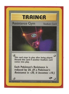 RESISTANCE GYM 109/132 GYM HEROES EX+ / LP English Pokemon Rare - Imagen 1 de 1