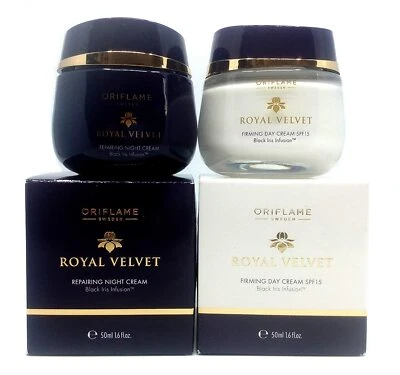 Oriflame Royal Velvet Crema de Día Reafirmante con Crema de Noche Reparadora, 50 ml Foto 1 de 3