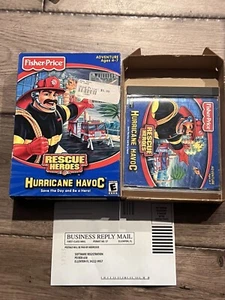 Fisher Price Rescue Heroes Hurricane Havoc (PC, 1999) CIB BIG BOX - Picture 1 of 11