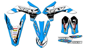 XCF-W 13 FLY 2016 Sky Blue Senge kit de gráficos compatible con KTM - Imagen 1 de 10