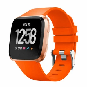 Replacement Silicone Sports Wrist Strap For Fitbit Versa/Versa 2/Lite Watch Band - Picture 1 of 46