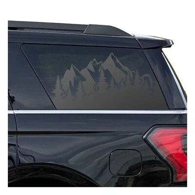 Calcomanías de escena de montaña con árboles para Ford Expedition 2018-2024 EX4-MX1 Foto 1 de 4