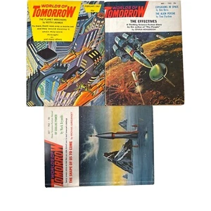Worlds of Tomorrow May 1965 Feb July 1967 Effectives Shape of us to Come Planet - Picture 1 of 13