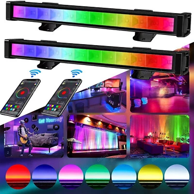 1x-20x wallwasher light LED RGBW DMX DJ bar stage light party light show club - Image 1 of 4