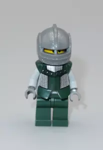 Lego Castle Sir Kentis Knight green silver armor minifigure Kingdom 8813 8821 - Picture 1 of 3