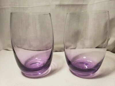 Набор из 2 фиолетовых тамблеров Leonardo Swing cheers ГЕРМАНИЯ 12 унций - Изображение 1 из 4