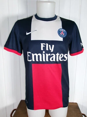 Maillot football Nike bleu technique Paris Saint-Germain 2013 Fly Emirates S - Photo 1/4