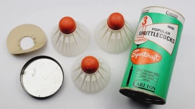 Volantes Carlton - Lata Verde Vintage 3 piezas Hecha en Inglaterra para Sportcraft Foto 1 de 4