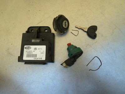 ECU CDI with matched key Ignition switch LT150 00 01 02 03 Piaggio Vespa #N28 - Image 1 of 4