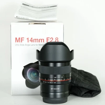 Samyang 14mm F2 8 ED AS IF UMC Canon RF Ultra Wide Angle Lens Japan Edition - Image 1 of 4