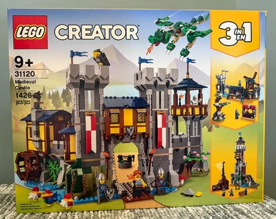 LEGO Creator 3 In 1: 31120 Medieval Castle - 1,426 Pieces - New/Sealed/Retired - Image 1 of 4