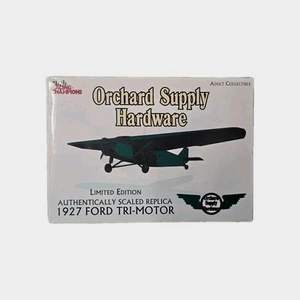 Racing Champions 1927 Ford Tri-Motor Plane Orchard Supply Hardware Die Cast Mode - Picture 1 of 8