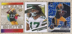 🏈Davante Adams 3-CARD LOT with Inserts & VAR (2021), Green Bay Packers - Picture 1 of 2