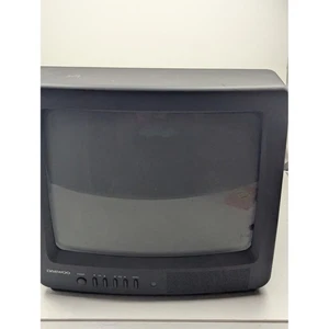 Daewoo DTO-14N2FC 14" CRT TV Television Retro Gaming Vintage Black - Picture 1 of 9