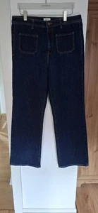 Jeans dunkelblau Gr. 44 weites Bein - Bild 1 von 3