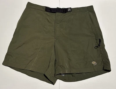 Vintage Mountain Hardwear Hiking Shorts Men's Sz Medium Green Hh15 - Image 1 of 4