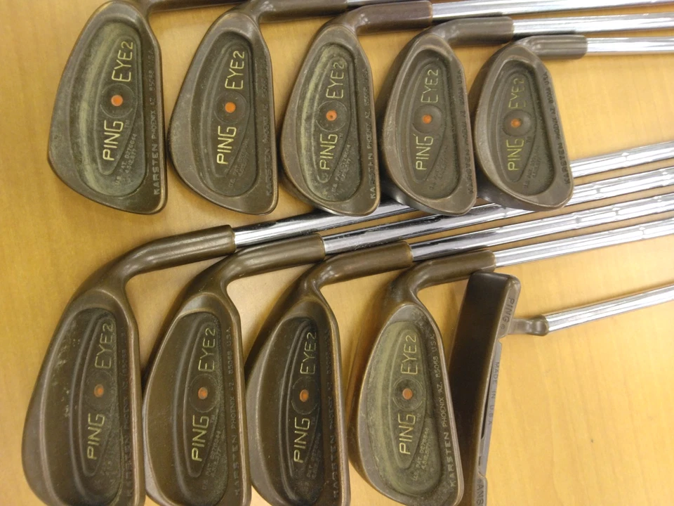 Ping EYE2 Beryllium Copper Orange Dot Iron Set #3-W,S(9Clubs) & Pal 4 Putter - Image 1 of 4