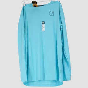 Carhartt Men's Force Sun Defender Lightweight Long-Sleeve T-Shirt  Size L-Tall - Picture 1 of 5