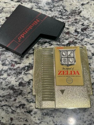 The Legend of Zelda Gold Cartridge (Nintendo NES)  5 Screw NEW SAVE BATTERY - Image 1 of 3