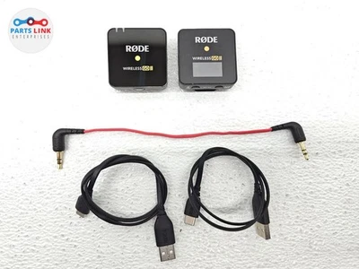 RØDE Rode Wireless Go II Dual Channel Wireless Microphone Audio System Pod Cast - Image 1 of 4