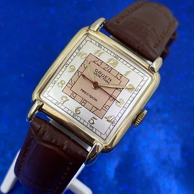 Vintage 1946 Mans GRUEN Veri-Thin Stunning Doctor’s Dial Fully Serviced WARRANTY - Image 1 of 4