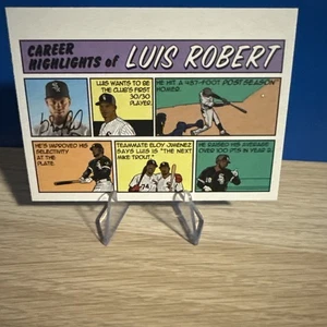 Cómic Luis Robert 2022 Topps Heritage Career Highlights SP #73TC-6 White Sox - Imagen 1 de 2