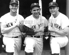 Mickey Mantle Roger Maris Yogi Berra Yankees 8x10 11x14 16x20 photo 278