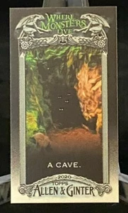 2020 Allen & Ginter Where Monsters Live Mini #MWML-2 A Cave - Picture 1 of 2
