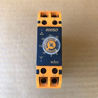 SELEC 800SD STAR DELTA ANALOG TIMER 800SD-2 - Bild 1 von 4