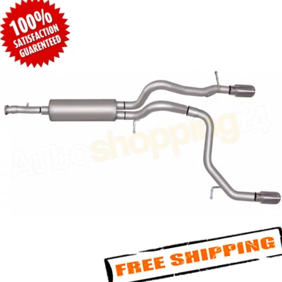 Gibson 312700 Aluminized Dual Split Sport Exhaust for 2007-2010 Hummer H3 3.7L Foto 1 de 4