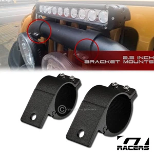 Texture Bk 2.5" Tube Bar Roll Cage Aluminum Mount Brackets For Led Light Frc G09 - Bild 1 von 3