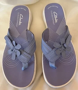 Clarks Cloud Steppers Kissen weich wasserfreundlich neu mit Etikett Größe 3M Lavendel - Bild 1 von 6