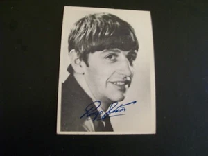 Vintage Beatles Card-Ringo Star #19-Has signature-3 1/2'' x 2 1/2" - Picture 1 of 2