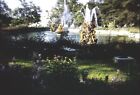 Beautiful Bronze Fountains In Garden.vtg 1955 Kodachrome 35 Mm Photo Slide*f21