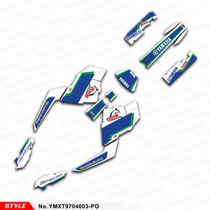 Factory Graphics Custom Sticker Kit for Yamaha Serow XT 225 XT225 1997-2004 Blue - Picture 1 of 10