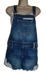 **JORDACHE**Girl's Denim Overalls Size ((XL 14-16))79% Cotton*20% Poly*1%Spandex - Picture 1 of 10