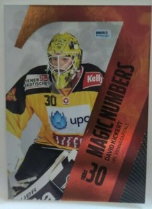 EBEL 2014/15 David Kickert Magic Numbers Vienna Capitals Augsburg Panther