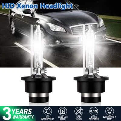 For Infiniti M35h M37 M56 2012-2013 D2S LED Headlight Bulbs Conversion Kit White - Image 1 of 4