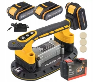 Ventouse vibrante PRO pour la pose de carrelage carreaux avec 2 batteries 21V PM - Imagen 1 de 7