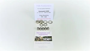 Kawasaki Z400 J - Clock Mounting Nuts and Washers Set - Stainless Steel - Picture 1 of 5