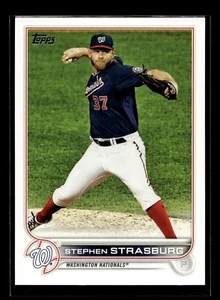 2022 Topps Series 2 #492 Stephen Strasburg (NM+)(BAS) - Picture 1 of 2