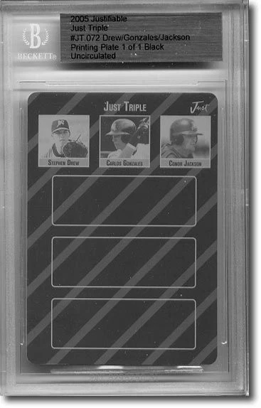 Sean Gallagher * Eric Patterson * Felix Pie * Rookie Printing Press Plate 1/1 - Image 1 of 1