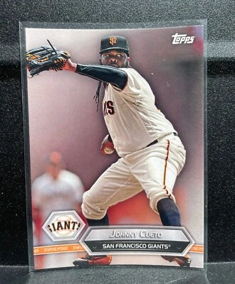 Topps San Francisco Giants MLB Crate Exclusive Card #45 - Johnny Cueto - Image 1 of 2